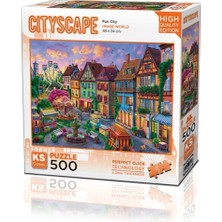 Timion 20047 Fun City 500 Parça Puzzle -Ks