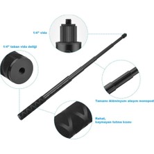 GA35 INSTA360 One X/one/evo Için 28-110 cm Monopod Istenilen Ebatta Kilitlenebilir Alüminyum Kasa