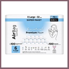 Bezos Premium Plus Airbag Comfort Bebek Bezi 6 Beden 32 Adet Bzss