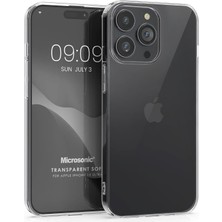Kılıf Apple iPhone 15 Pro Max Için Transparent Soft Şeffaf [iphone 15 Pro Max ile Uyumlu Kılıf - Şeffaf]