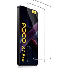 Poco ile Uyumlu Xiaomi X7 Pro Ekran Koruyucu 9h Temperli Cam Şeffaf Passifik Koruma Camı