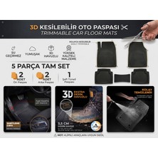 Trakmats Hyundai Elantra 2015-2016-2017-2018-20192020 2026 Oto Havuzlu Paspas,kesilebilir,yeni 3D Araba Zemin Kaplama, Yumuşak,su Geçirmez, Siyah