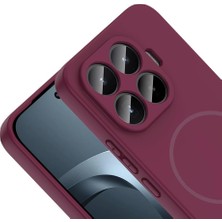 Xiaomi 17T Pro ile Uyumlu Kılıf Kablosuz Mürdüm Şarj Özellikli Lansman Kapak Orijinal (Xiaomi 17T Pro ile Uyumlu, Kablosuz Mürdüm)