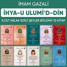 TeknoKapsül Ihyau Ulumiddin 3. Cilt Helâk Edici Şeyler 10 Kitap Set
