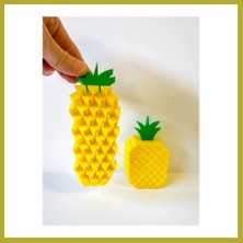 Bezos 3D Baskı Ananas Fidget Oyuncak - Hareketli Duyusal Masa Oyuncağı, Stres Giderici Puzzle Fidget Bcks