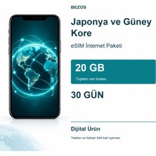 Timion Japonya ve Güney Kore Esım Internet Paketi 20 GB 30 Gün
