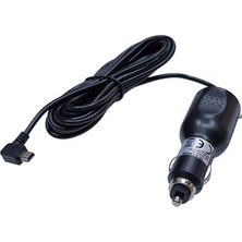 Keepro 5V 2A Mini USB Araç Das Cam Kamera Şarj Adaptörü L Tipi 90 Derece 3m