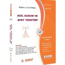 TeknoKapsül 2. Sınıf 4. Yarıyıl Konu Anlatımlı Acil Durum ve Afet Yönetimi - Kod 2220