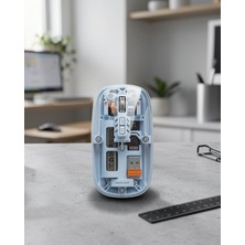 Timion Kablosuz Mouse Mavi 800-1600 Dpı
