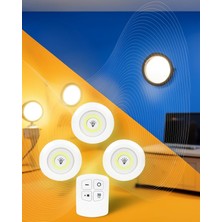 Timion Uzaktan Kumandalı 3 Lü Spot LED Işık Seti
