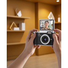 Timion 4K Dijital Kamera 48 Mp 8x Zoom 180 Derece Flip Ekran Model