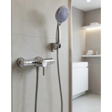 Timion El Duşu Başlığı 4 Fonksiyonlu Mavi Set