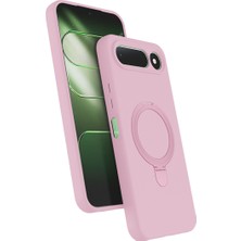 Timion Tecno Spark 50 5g Regal Magsafe Standlı Kapak - Açık Pembe