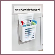 Bezos Askılı Dolap Içi Düzenleyici & Sepet Raf Organizeri & Çok Amaçlı Düzenleyici & Deterjanlık Şampuanlık Bzss