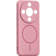 Timion Huawei Honor Magic 8 Lite Mika Pc Magsafe Kapak - Pembe