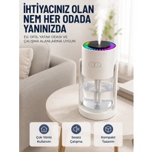 Timion Ultrasonik Hava Nemlendirici Renkli LED Işıklı Sessiz Oda Nemlendirme Cihazı
