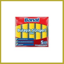 Bezos Düz Bulaşık Süngeri 5li Bcks