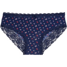 Body Pure Desenli Dantel Kenarlı Slip Xl - 8 Adet