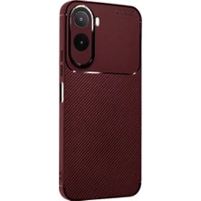 Timion Xiaomi Redmi A7 Pro Auto Focus Karbon Kapak - Bordo