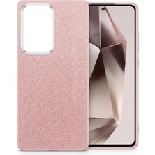 Nezih Case Infinix Note 50 ile Uyumlu Kamera Korumalı Darbe Önleyici Simli Işıltılı Silikon Kılıf