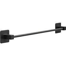 Siyah Metal Havluluk, Modern Tasarım, Duvara Monte, 44,2 cm