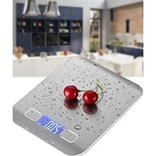 Crown 7010 5 kg Mutfak Tartısı LCD Ekranlı Dijital Hasas Terazisi Pilli Gri 1410