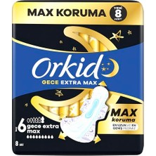 Ultra Hijyenik Ped Gece Ekstra Max (Boy 6) 8 Adet