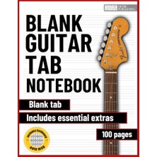 Gitar Tab Defteri - Akor Parmak Şemaları Içeren Boş Tablatür Sayfaları 8.5"X11"