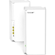AXE5700 Mesh Wifi 6e Sistemi Nova MX21 Pro, 5600 M2'ye Kadar, Yeni 6ghz Bant, 200 Cihaz Için Üç Bantlı Mesh Yönlendirici, 7* 3dbi Anten, 2