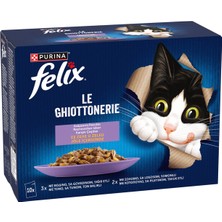 Purina Felix Karışık Çeşit Yaş Kedi Maması 10X85 G - 5 Adet