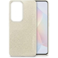 Nezih Case Vivo V40 Lite ile Uyumlu Kamera Korumalı Darbe Önleyici Simli Işıltılı Silikon Kılıf