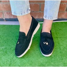 Purple Shoes Siyah Loafer Ayakkabı