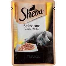 Sheba Poşet Yaş Mama 85G Tavuk - Kediniz Için Lezzetli ve Besleyici 3'li Ekonomik Paket - 3 Adet