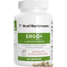 Real Mushrooms L-Ergothioneine, Golden Oyster Mushroom Extract 60CT Longevity,beta Glucan -Organic,vegan.made In Usa.62.