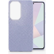 Nezih Case Vivo V40 Lite ile Uyumlu Kamera Korumalı Darbe Önleyici Simli Işıltılı Silikon Kılıf