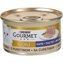 Purina Gourmet Gold Yaş Kedi Maması 85 G Hindi 4'li Avantaj Paketi - 4 Adet