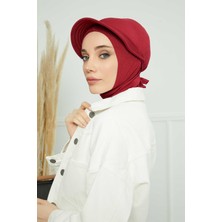 Mestore Siperlikli Penye Bone,b-75 Bordo