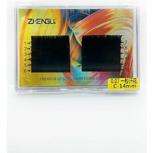 Ziengu Ipek Kirpik 0.07 C Kıvrım, Easyfun Çek Bırak, 14 mm
