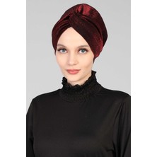 Mestore Mihrace Bone Simli,b-4sım Bordo
