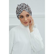 Mestore Desenli Önden Fiyonklu Bone,b-7yd Desen 29