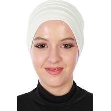 Mestore Bere Model Tesettür Bone,b-34 Krem