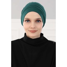 Mestore Bere Model Tesettür Bone,b-34 Koyu Yeşil