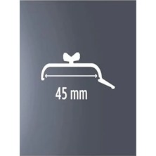Aklan Asil Korniş Stor Perde Takma Aparatı 4 cm Storlar ile Uyumludur 40 Adet
