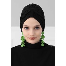 Mestore Önden Fiyonklu Bone,b-7 Siyah