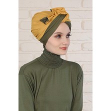 Mestore Penye Bone,b-46 Haki Yeşil - Hardal Sarısı