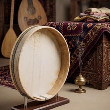 Die Grup Zincirli Deri Bendir, Kılıf Hediyeli, Geleneksel Müzik Aleti