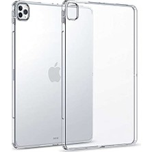 iPad Pro 12.9 2020 4. Nesil Için Renksiz Süper Silikon Tablet Kapağı