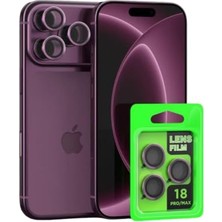 Newface iPhone 18 Pro Raze Metal Kamera Lens Bordo