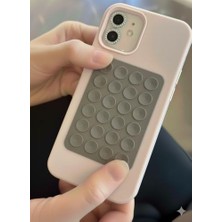 Vakumlu Silikon Telefon Tutucu, Telefon Vantuz, Telefon Ayna Tutucu, Duş, Tiktik Video Çekim Tutucu (Gri, Tek Taraflı/yapışkanlı)