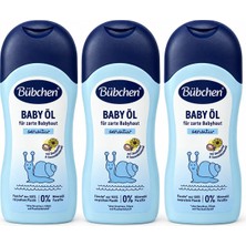 Bübchen Baby Öl Sensitiv Bebek Yağı 3 x 200 ml - Shea ve Ayçiçek Yağlı